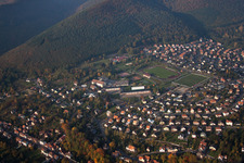 Oblique view of Niederbronn-les-Bains in the state Bas-Rhin, France