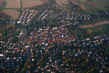 Wœrth in the state Bas-Rhin, France from a drone