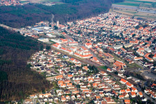 N, from the southwest in Jockgrim in the state Rhineland-Palatinate, Germany