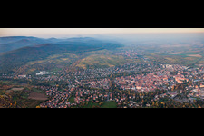 Drone image of Wissembourg in the state Bas-Rhin, France