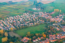 District Altenstadt in Wissembourg in the state Bas-Rhin, France from the drone perspective