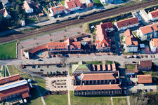Unterer Buchstraße Brickworks Museum, Festival Hall from the southwest in Jockgrim in the state Rhineland-Palatinate, Germany