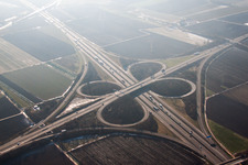 AK A61/A650 in the district Ruchheim in Ludwigshafen am Rhein in the state Rhineland-Palatinate, Germany