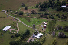 District Preece Point in Coromandel in the state Waikato, New Zealand seen from a drone