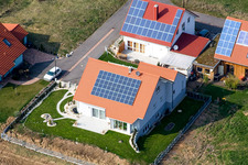 At Narrenberg in Hergersweiler in the state Rhineland-Palatinate, Germany out of the air