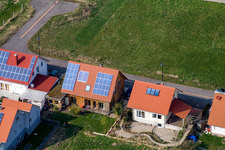 At Narrenberg in Hergersweiler in the state Rhineland-Palatinate, Germany seen from above