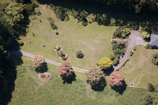 Oblique view of Coromandel in the state Waikato, New Zealand
