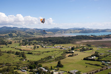 Coromandel in the state Waikato, New Zealand out of the air