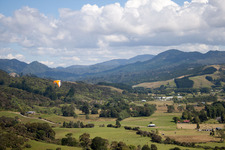 Coromandel in the state Waikato, New Zealand seen from above