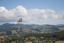 Bird's eye view of Coromandel in the state Waikato, New Zealand
