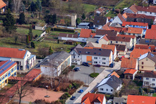 Primary school gymnasium on Raiffeisenstr in Minfeld in the state Rhineland-Palatinate, Germany