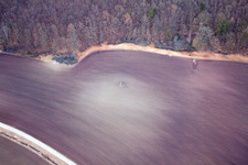 Aerial photograpy of Westhausen in the state Thuringia, Germany