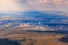 City view from the east in Schweinfurt in the state Bavaria, Germany