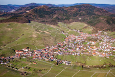 From the southwest in the district Neuweier in Baden-Baden in the state Baden-Wuerttemberg, Germany