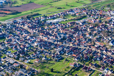 Yburgstraße from the south in the district Steinbach in Baden-Baden in the state Baden-Wuerttemberg, Germany