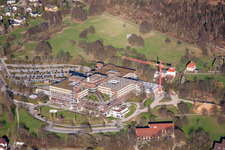 Construction site for a new extension to the hospital grounds Klinikum Mittelbaden Baden-Baden Balg in Baden-Baden in the state Baden-Wurttemberg, Germany