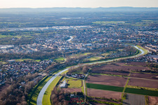 Jahnallee in the district Niederbühl in Rastatt in the state Baden-Wuerttemberg, Germany
