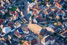 St. Dionysus in Durmersheim in the state Baden-Wuerttemberg, Germany