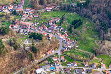 Bobenthal in the state Rhineland-Palatinate, Germany from above
