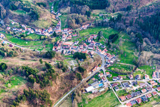 Bobenthal in the state Rhineland-Palatinate, Germany seen from above
