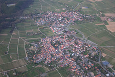 District Schweigen in Schweigen-Rechtenbach in the state Rhineland-Palatinate, Germany out of the air