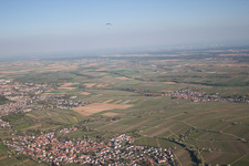 District Arzheim in Landau in der Pfalz in the state Rhineland-Palatinate, Germany seen from above