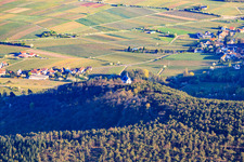 St. Anna Chapel from the west in Burrweiler in the state Rhineland-Palatinate, Germany