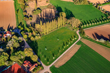 Football field for children in Kleinfischlingen in the state Rhineland-Palatinate, Germany