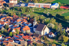 Church of St. Joseph in Offenbach / Queich in Offenbach an der Queich in the state Rhineland-Palatinate, Germany
