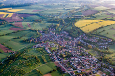 In front of the ICE valley bridge in the district Bauerbach in Bretten in the state Baden-Wuerttemberg, Germany
