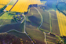 Ravensburg Castle (Sulzfeld) in Sulzfeld in the state Baden-Wuerttemberg, Germany out of the air