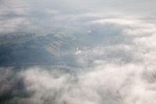 Aerial view of District Michaelsberg in Gundelsheim in the state Baden-Wuerttemberg, Germany