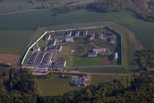 Building complex of the jail Justizvollzugsanstalt Adelsheim in the district Leibenstadt in Adelsheim in the state Baden-Wurttemberg
