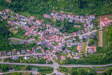 Village view in Waldhambach in the state Rhineland-Palatinate, Germany