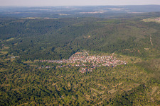 Village view in the district Waldprechtsweier in Malsch in the state Baden-Wuerttemberg, Germany