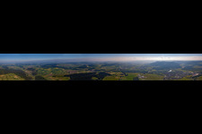 Panorama in Schömberg in the state Baden-Wuerttemberg, Germany
