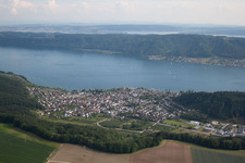 District Ludwigshafen in Bodman-Ludwigshafen in the state Baden-Wuerttemberg, Germany from above
