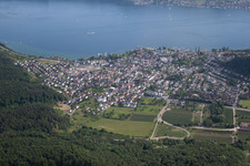 District Ludwigshafen in Bodman-Ludwigshafen in the state Baden-Wuerttemberg, Germany seen from above