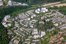 Outskirts residential in Ueberlingen in the state Baden-Wurttemberg, Germany