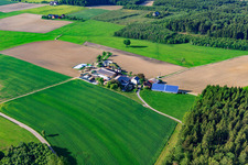Repatriated farm with PV system and biogas in the district Liggersdorf in Hohenfels in the state Baden-Wuerttemberg, Germany