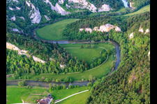 Dondau loop at the Ziegelhütte in Fridingen an der Donau in the state Baden-Wuerttemberg, Germany
