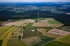 Südwestrundfunk station Rohrdorf, Bodenseesender in the district Rohrdorf in Meßkirch in the state Baden-Wuerttemberg, Germany