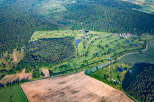 Grounds of the Golf course at Golfclub Johannesthal in Walzbachtal in the state Baden-Wurttemberg, Germany