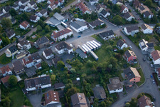 Aerial photograpy of ENDERES Freight Forwarding in the district Diedelsheim in Bretten in the state Baden-Wuerttemberg, Germany