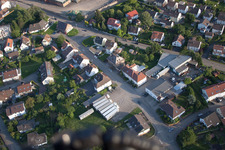 Oblique view of ENDERES Logistics, Freight Forwarding in the district Diedelsheim in Bretten in the state Baden-Wuerttemberg, Germany