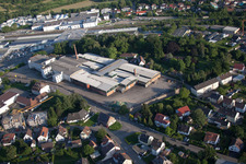 District Diedelsheim in Bretten in the state Baden-Wuerttemberg, Germany from above