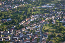District Diedelsheim in Bretten in the state Baden-Wuerttemberg, Germany out of the air
