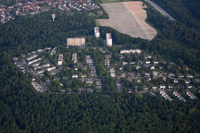 Bergwaldsiedlung in the district Durlach in Karlsruhe in the state Baden-Wuerttemberg, Germany
