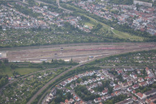 Erlengraben in the district Beiertheim-Bulach in Karlsruhe in the state Baden-Wuerttemberg, Germany