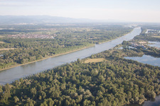 Drone image of Munchhausen in the state Bas-Rhin, France